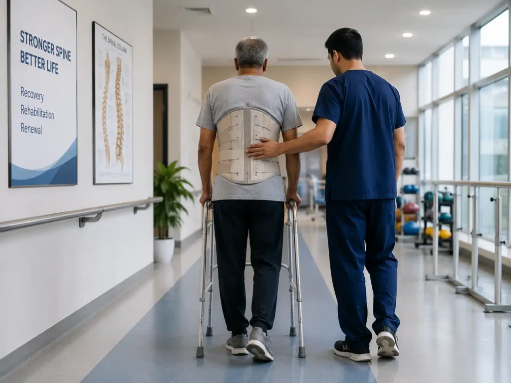 Recovery and rehabilitation after spinal deformity surgery