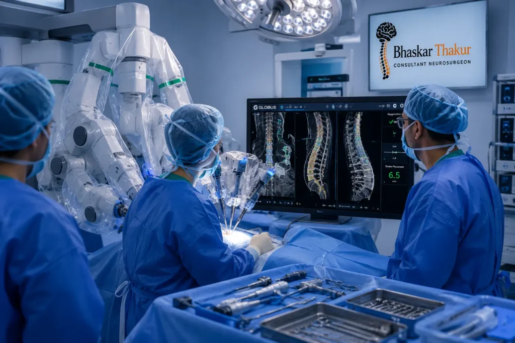 Robotic-assisted surgery for correction of sagittal imbalance